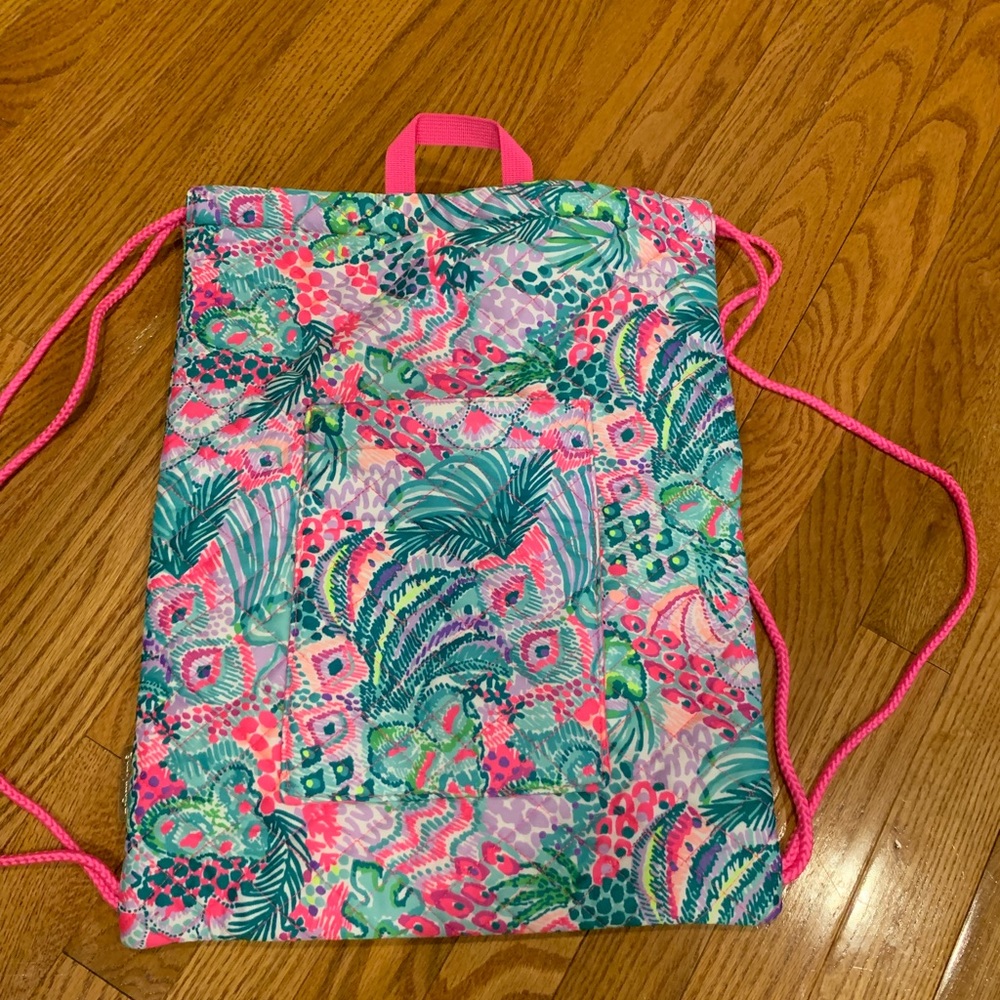 Lilly Pulitzer Drawstring Backpack - Picture 2 of 4